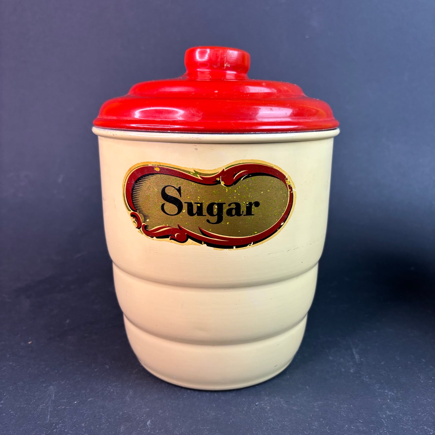 1950s Norton Color-Ware Baked Enamel Canister Set – Australian Kitchenalia (4pc)