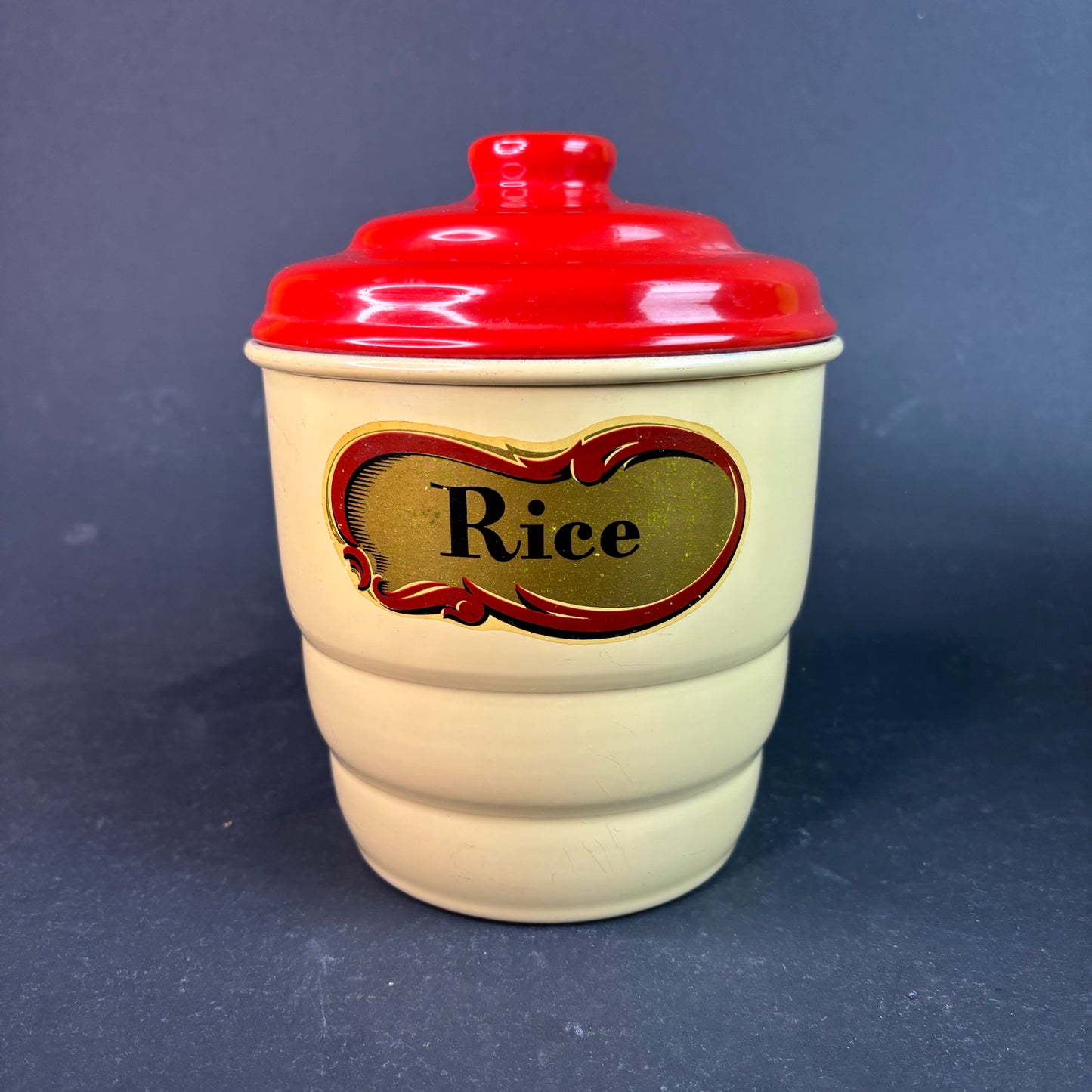 1950s Norton Color-Ware Baked Enamel Canister Set – Australian Kitchenalia (4pc)