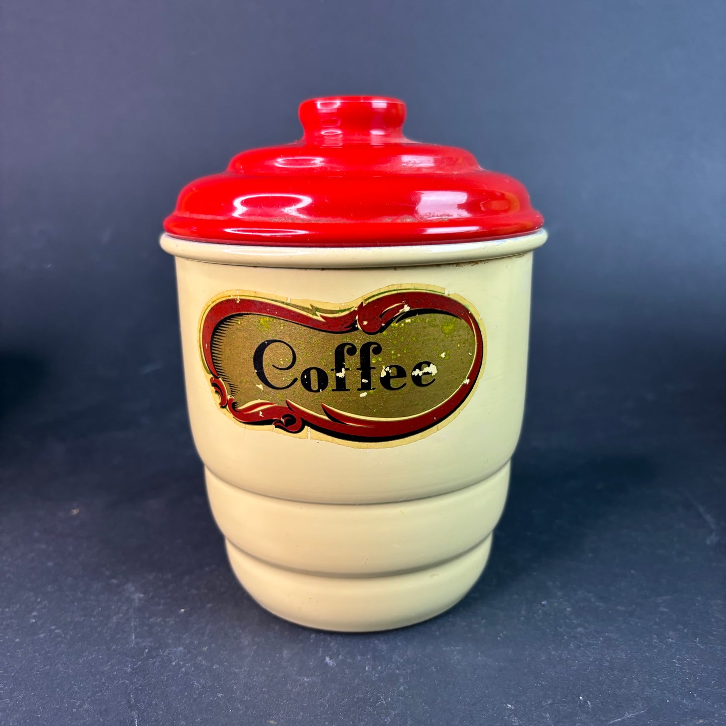 1950s Norton Color-Ware Baked Enamel Canister Set – Australian Kitchenalia (4pc)