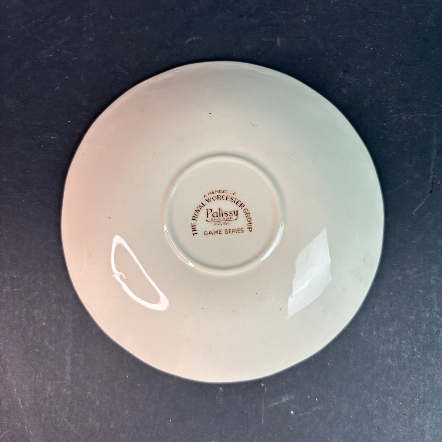 Royal Worcester Palissy “Game Series” Cup & Saucer – Partridge & Duck – England