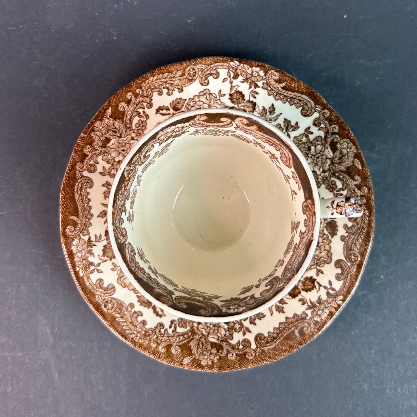 Royal Worcester Palissy “Game Series” Cup & Saucer – Pheasant & Snipe – England