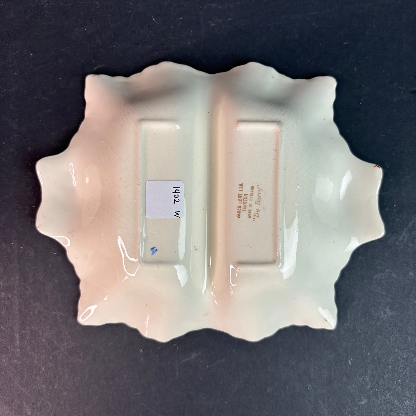 Vintage James Kent “Du Barry” Chintz Divided Serving Dish – All Over Floral – England