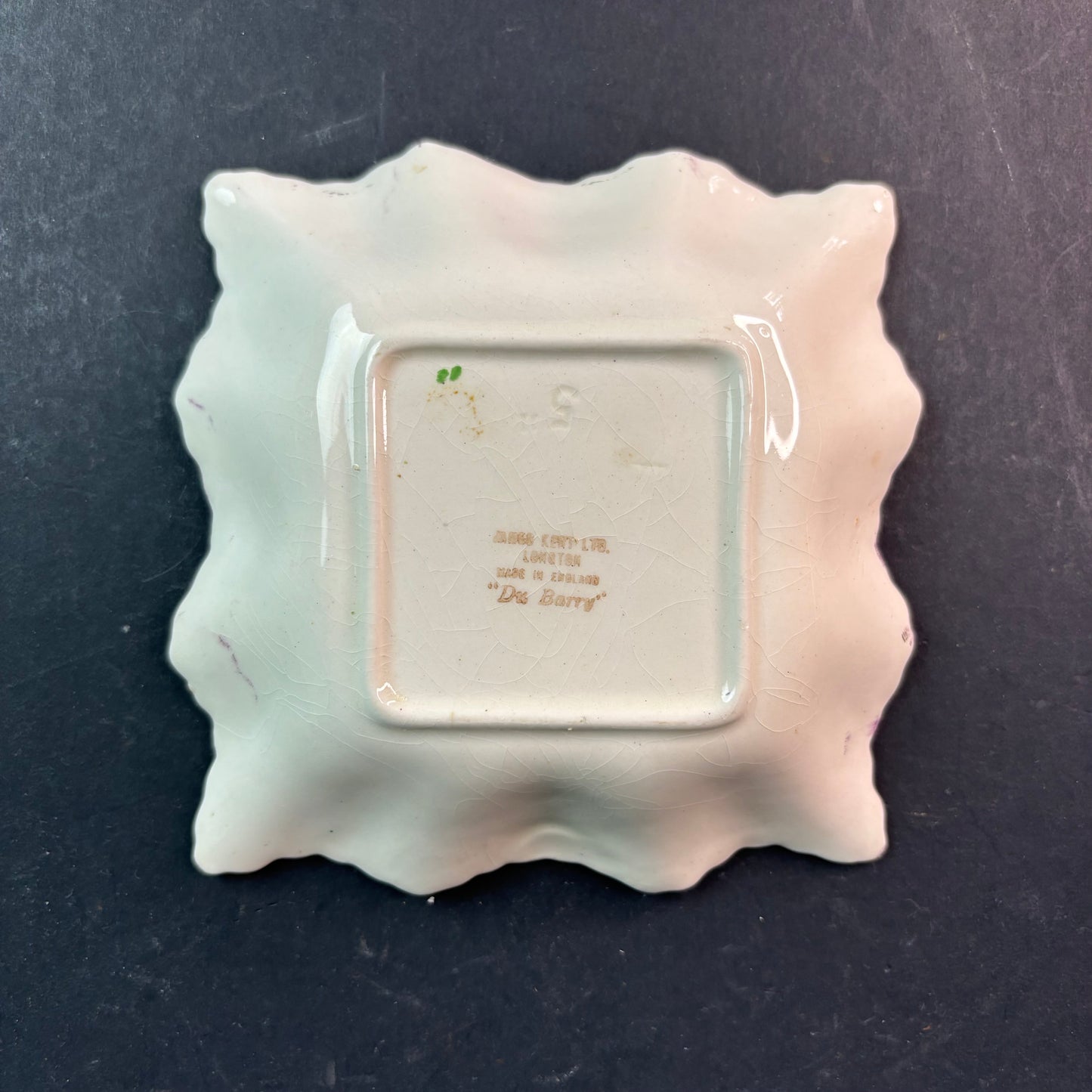 James Kent “Du Barry” Chintz Square Trinket Dish c.1940s England