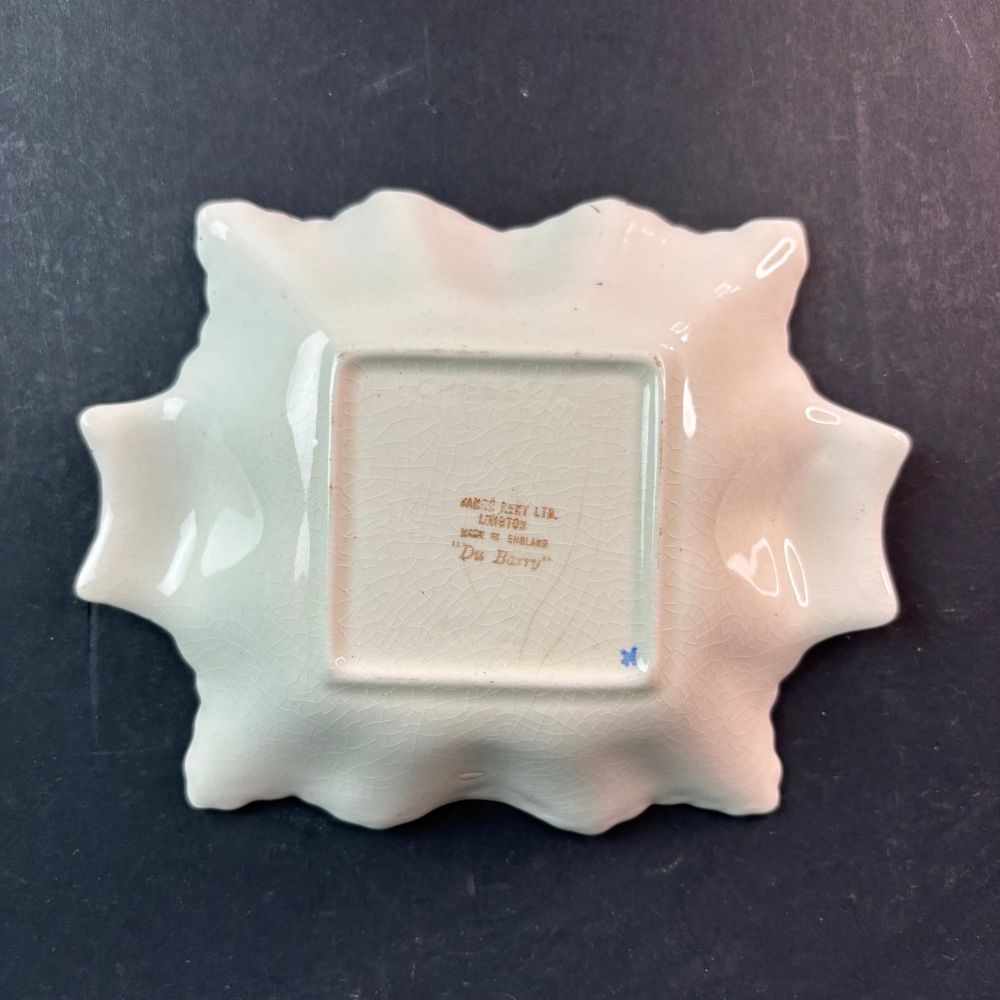 James Kent “Du Barry” Chintz Square Dish c.1940s England