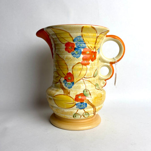 Wadeheath Hand-Painted Floral Jug – 19cm