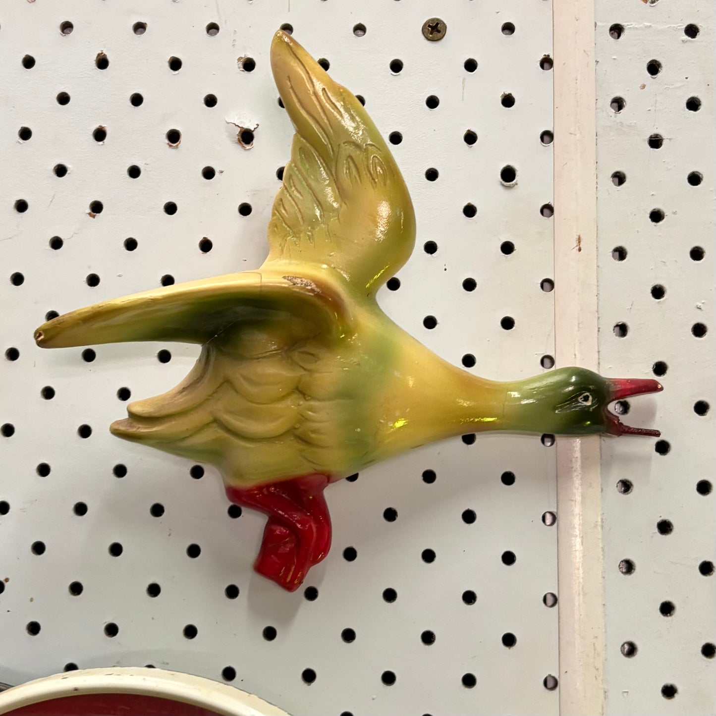 Vintage Flying Ducks Wall Set (5) – Glazed Ceramic, Mid-Century c1960s
