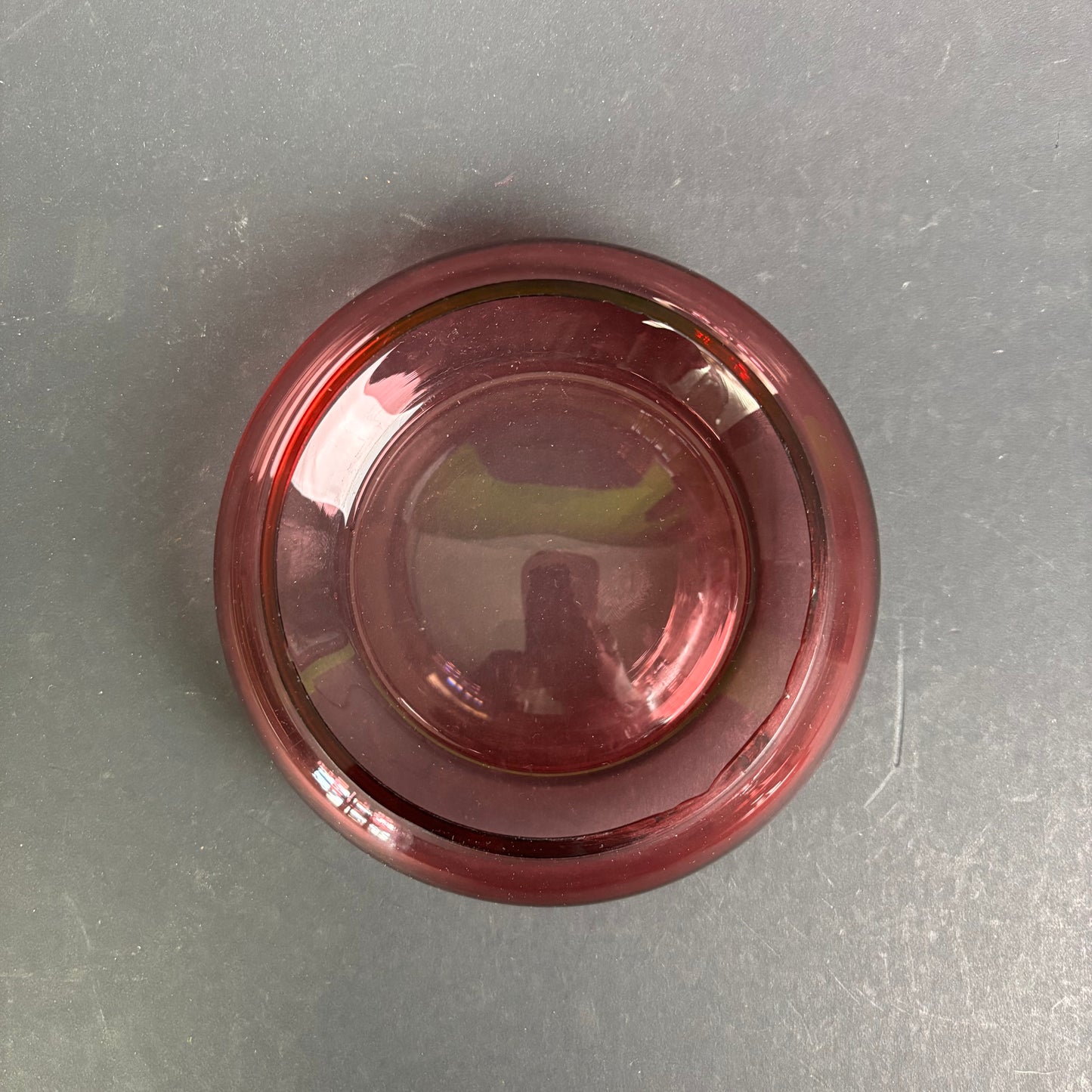 Victorian Mary Gregory Cranberry Glass Lidded Trinket Dish c.1880