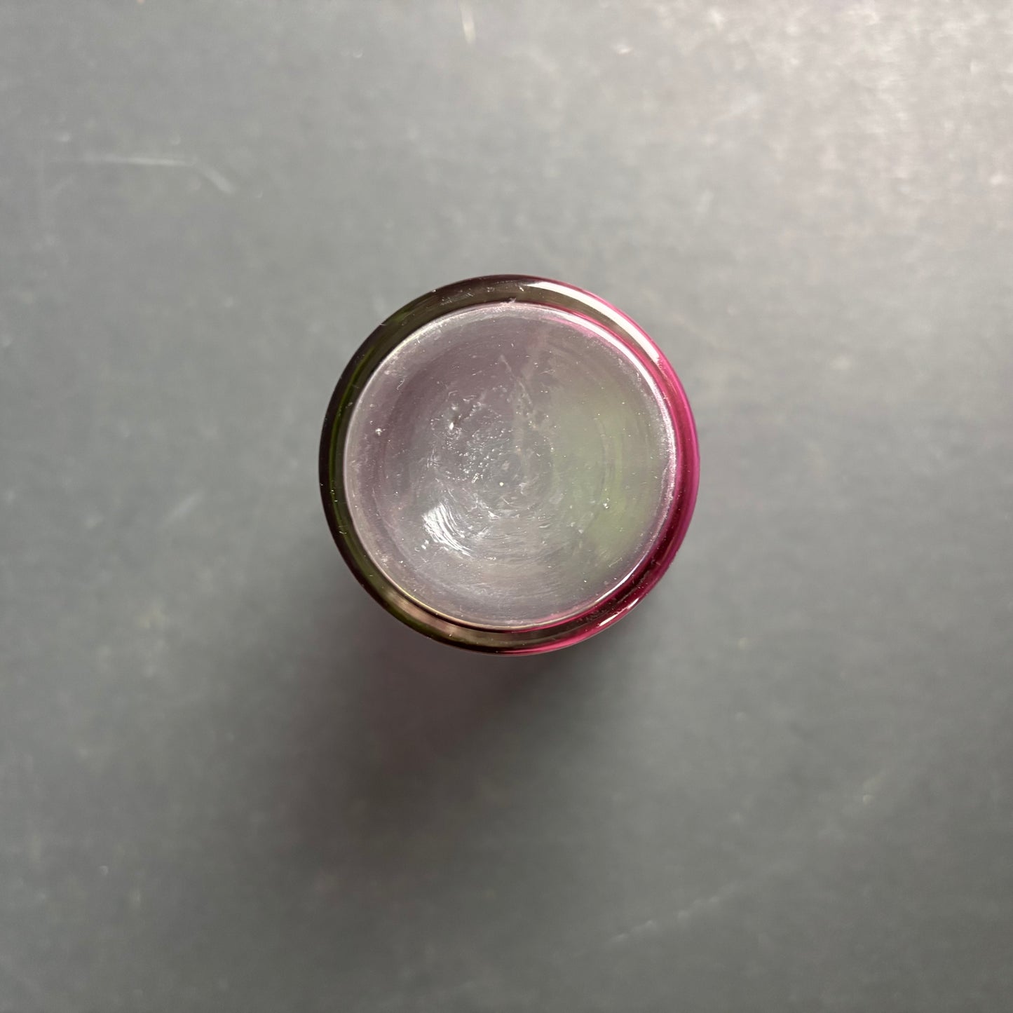 Antique Cranberry Mary Gregory Glass Tumbler – Boy with Hoop c.1880