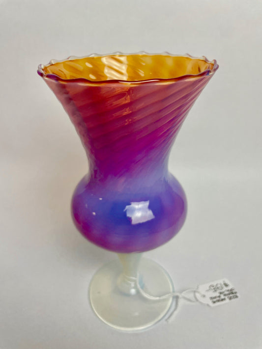 Antique French Opaline Glass Vase