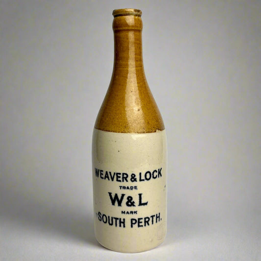 Antique Stoneware Ginger Beer Bottle – Weaver & Lock, South Perth