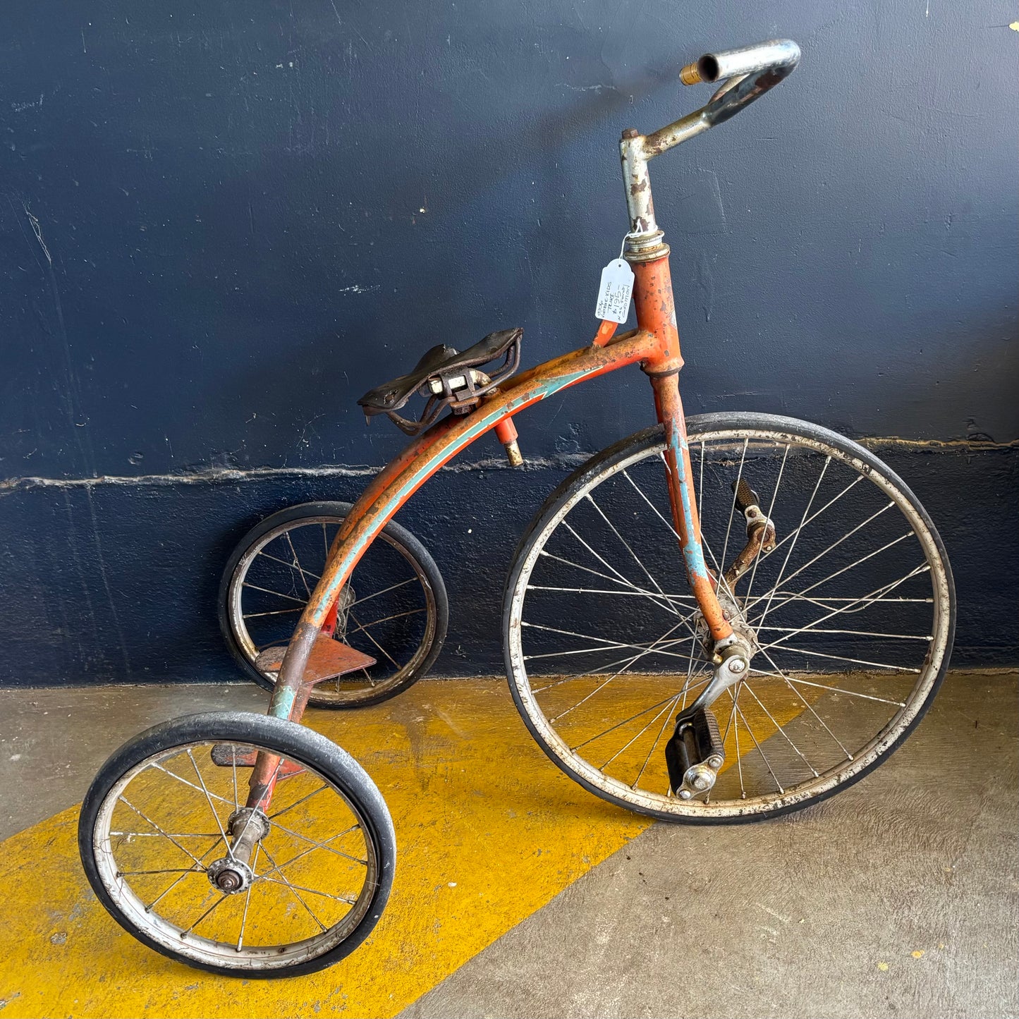 Vintage Child’s Tricycle – Mid-20th Century Industrial Steel