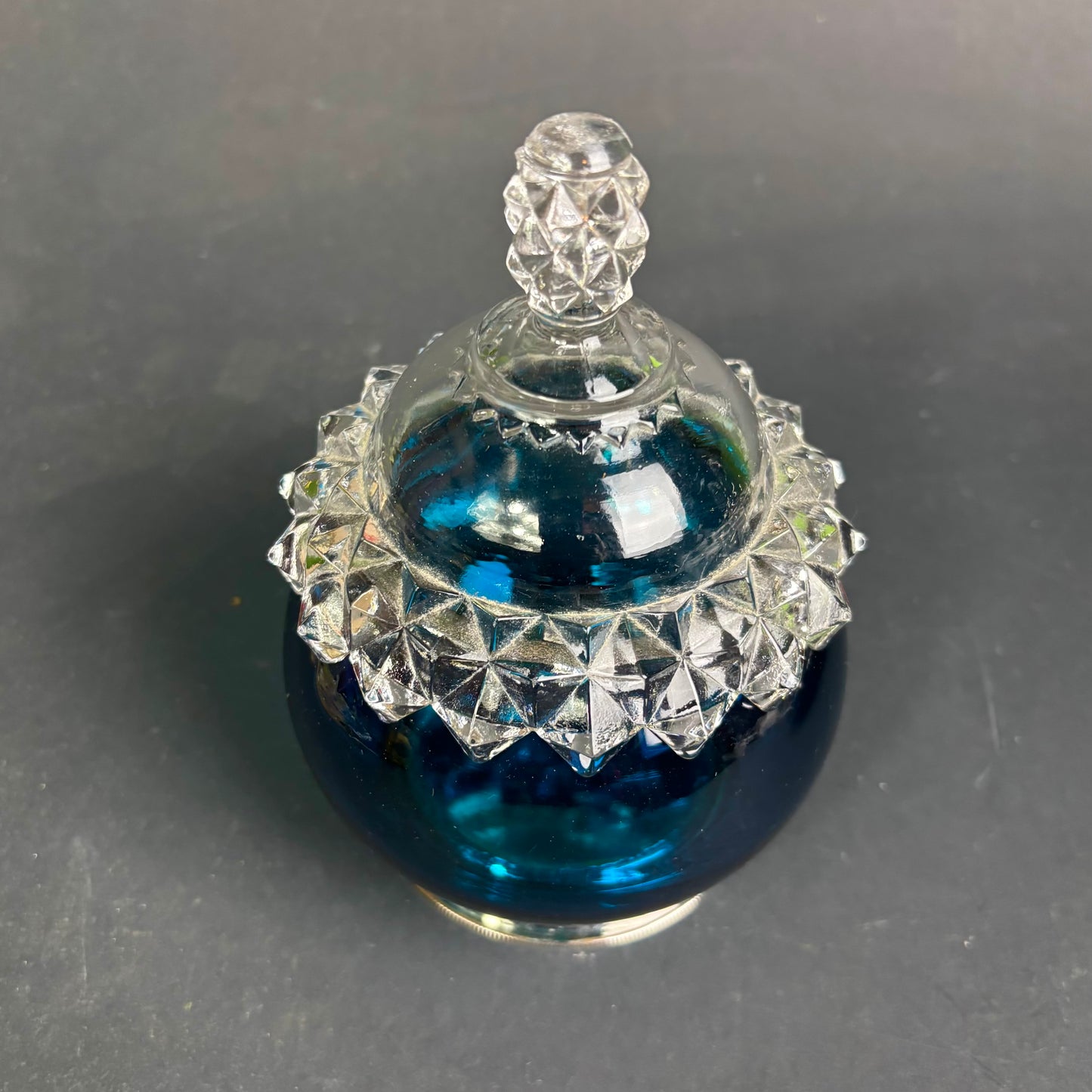 Edwardian Jam Stand with Blue Glass Pot – A. Sherry & Sons Sheffield c.1900–1920