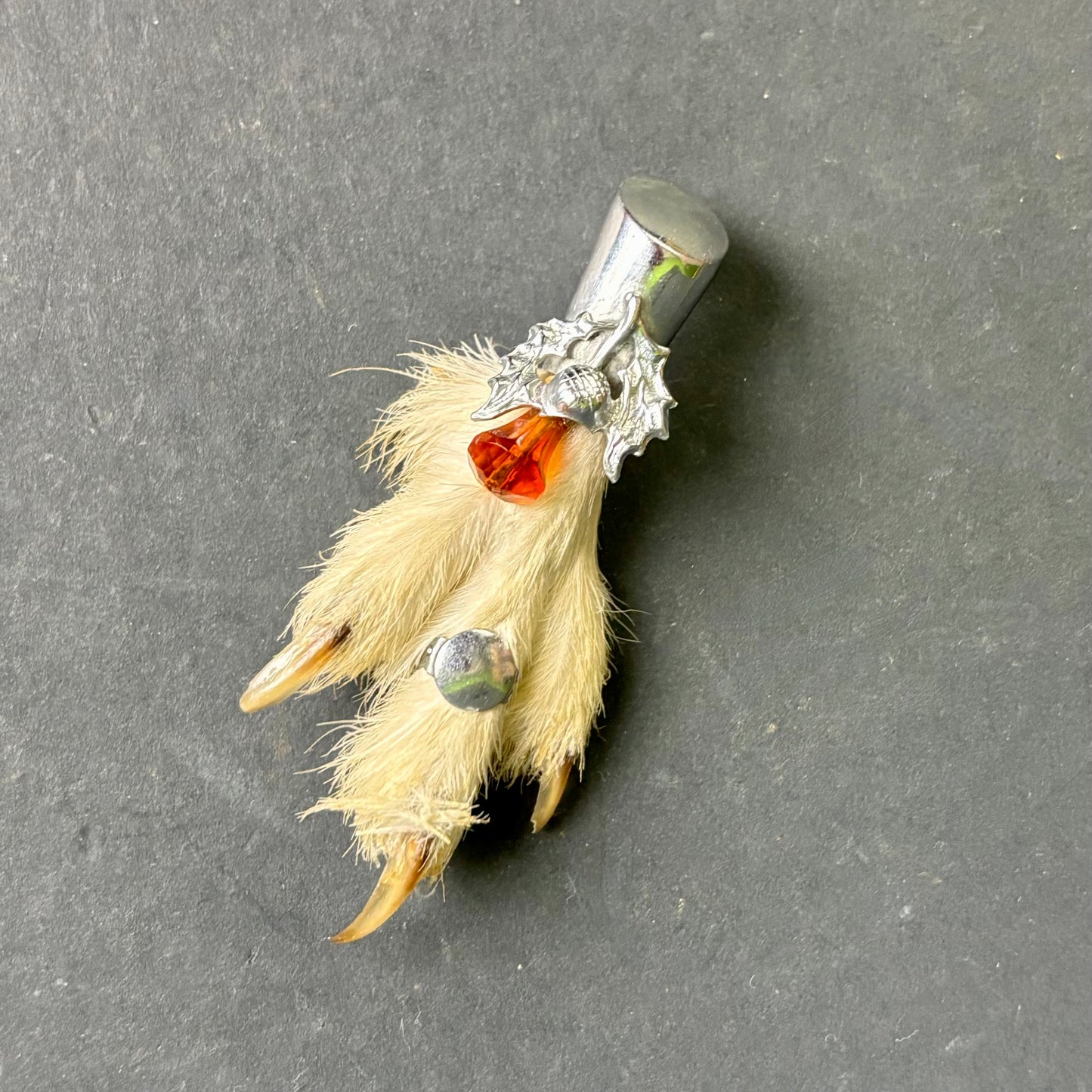 Vintage Scottish Grouse Foot Brooch – Taxidermy Pin