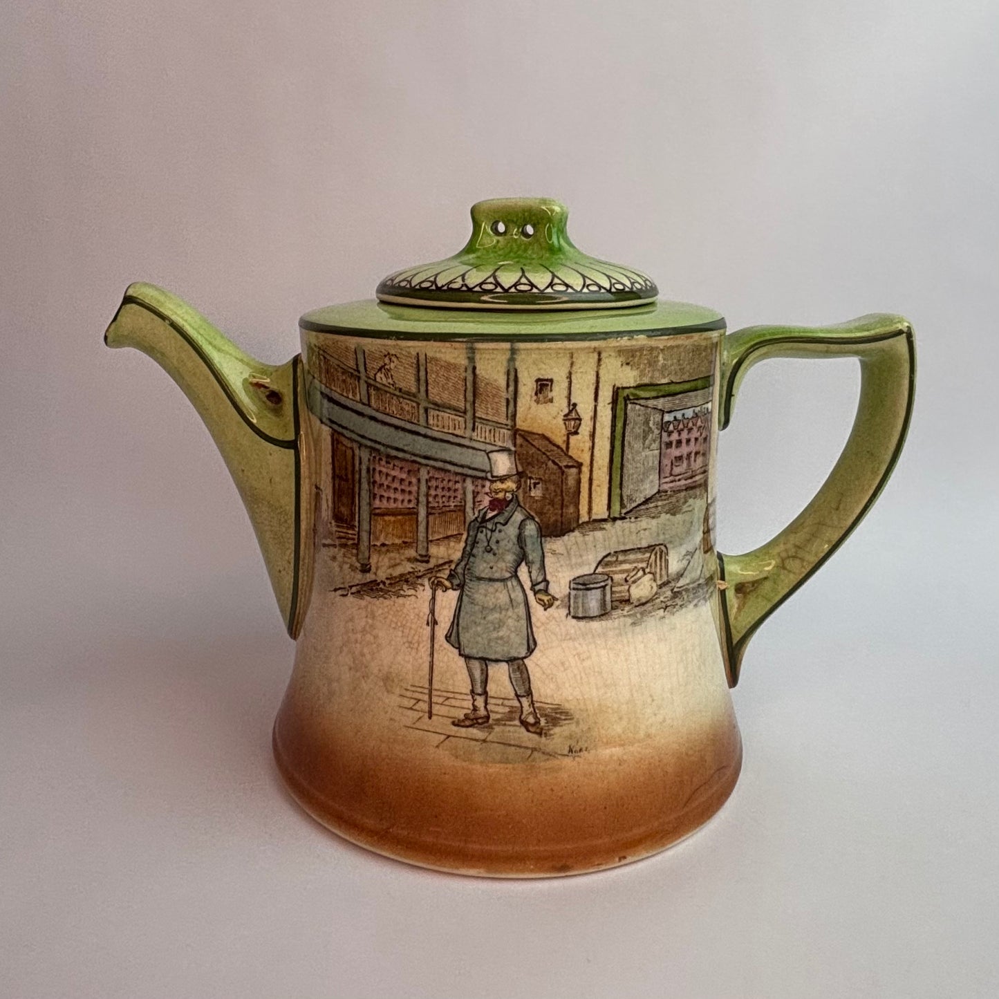 Royal Doulton Dickensware Teapot – Mr Micawber – England