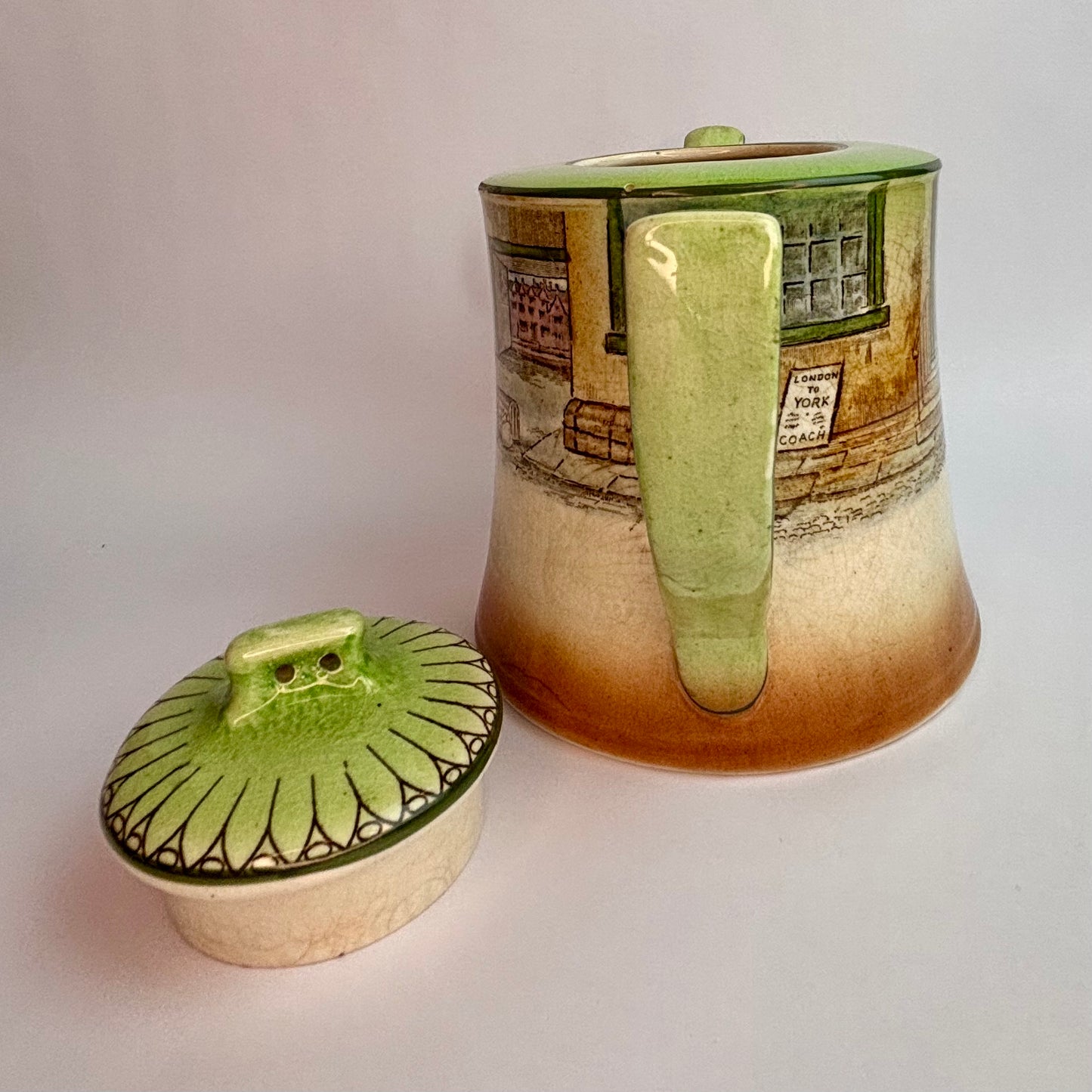 Royal Doulton Dickensware Teapot – Mr Micawber – England