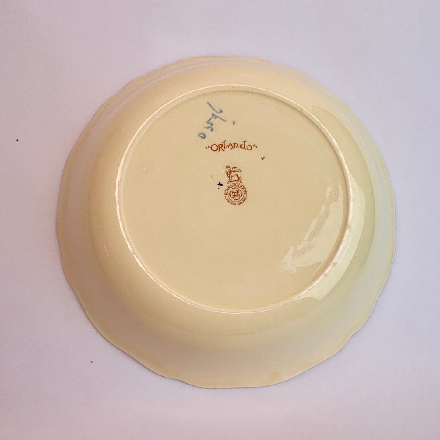 Royal Doulton Shakespeare Seriesware Bowl – “Orlando”, c.1930 Hand-Painted 21 cm Display Bowl