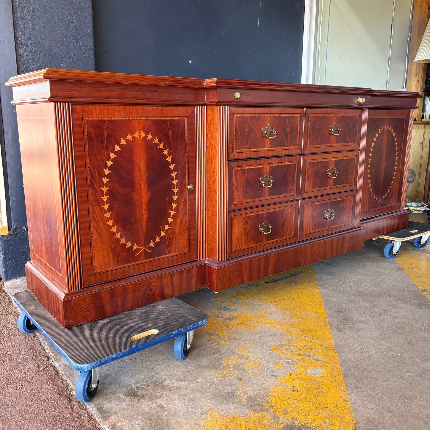 Contemporary Inlaid Sideboard – Large & Substantial