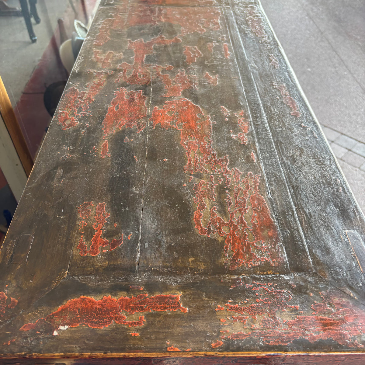 Large Oriental Painted Six-Door Six-Drawer Sideboard 270cm