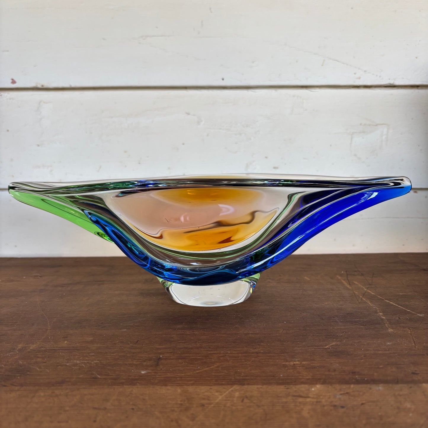 Luxury Art Glass Bowl – Rhapsody by František Zemek