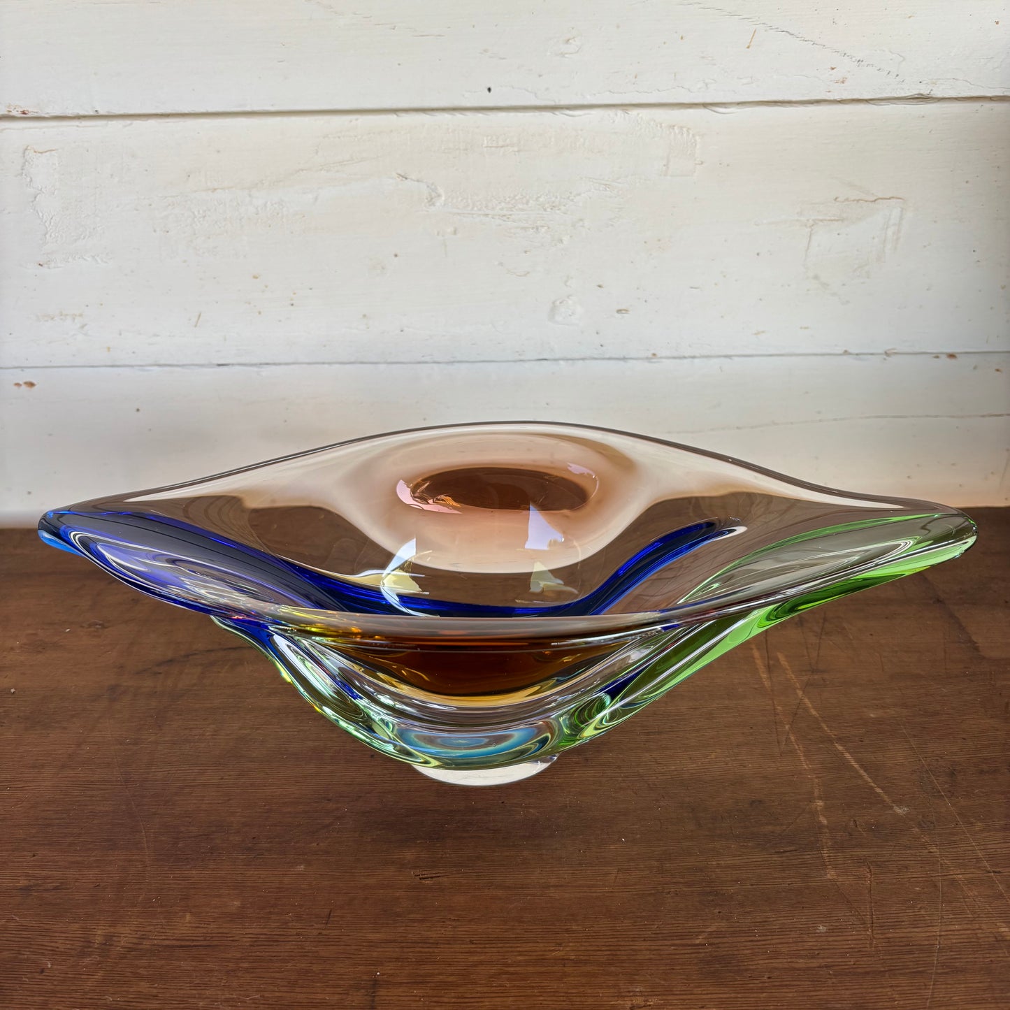 Luxury Art Glass Bowl – Rhapsody by František Zemek