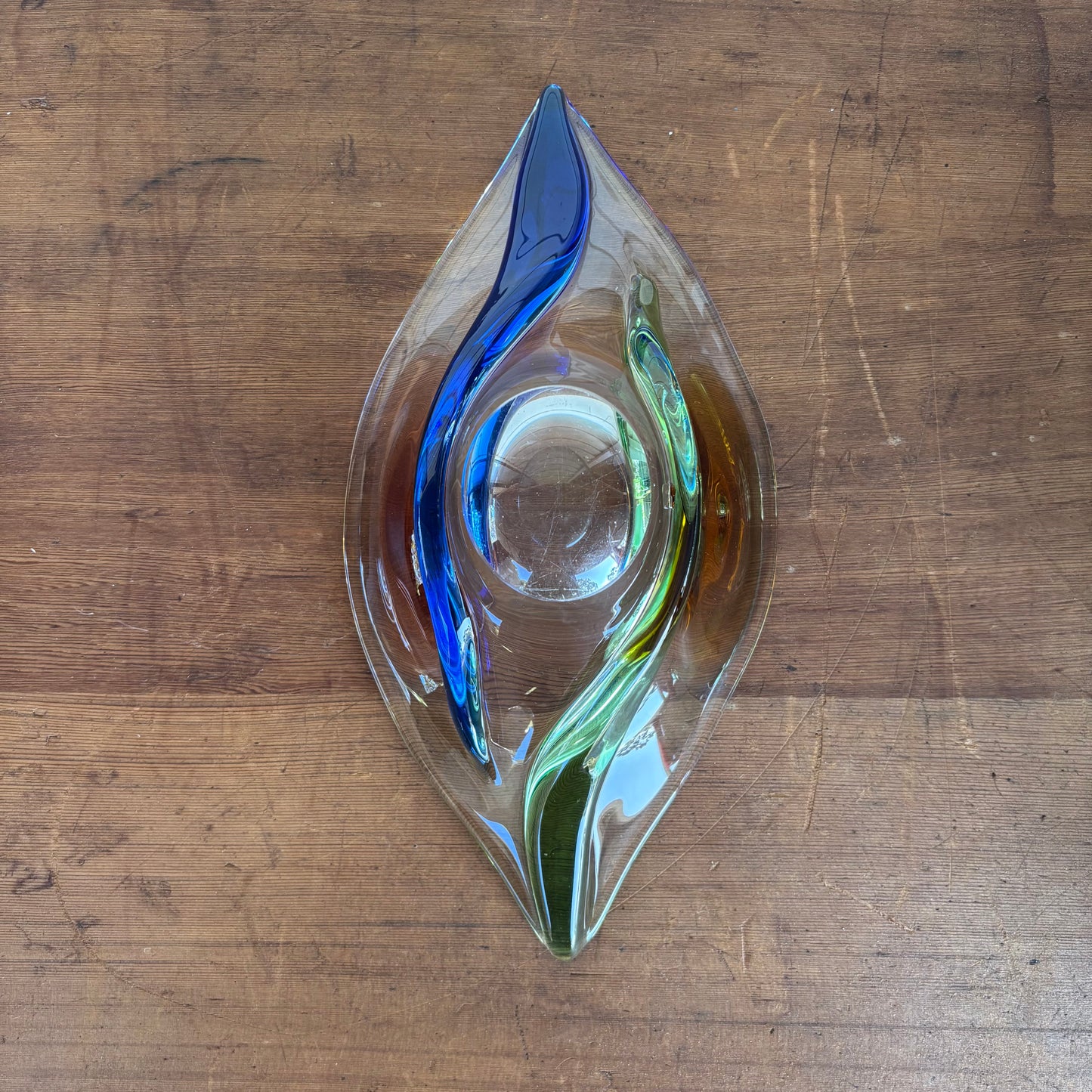 Luxury Art Glass Bowl – Rhapsody by František Zemek