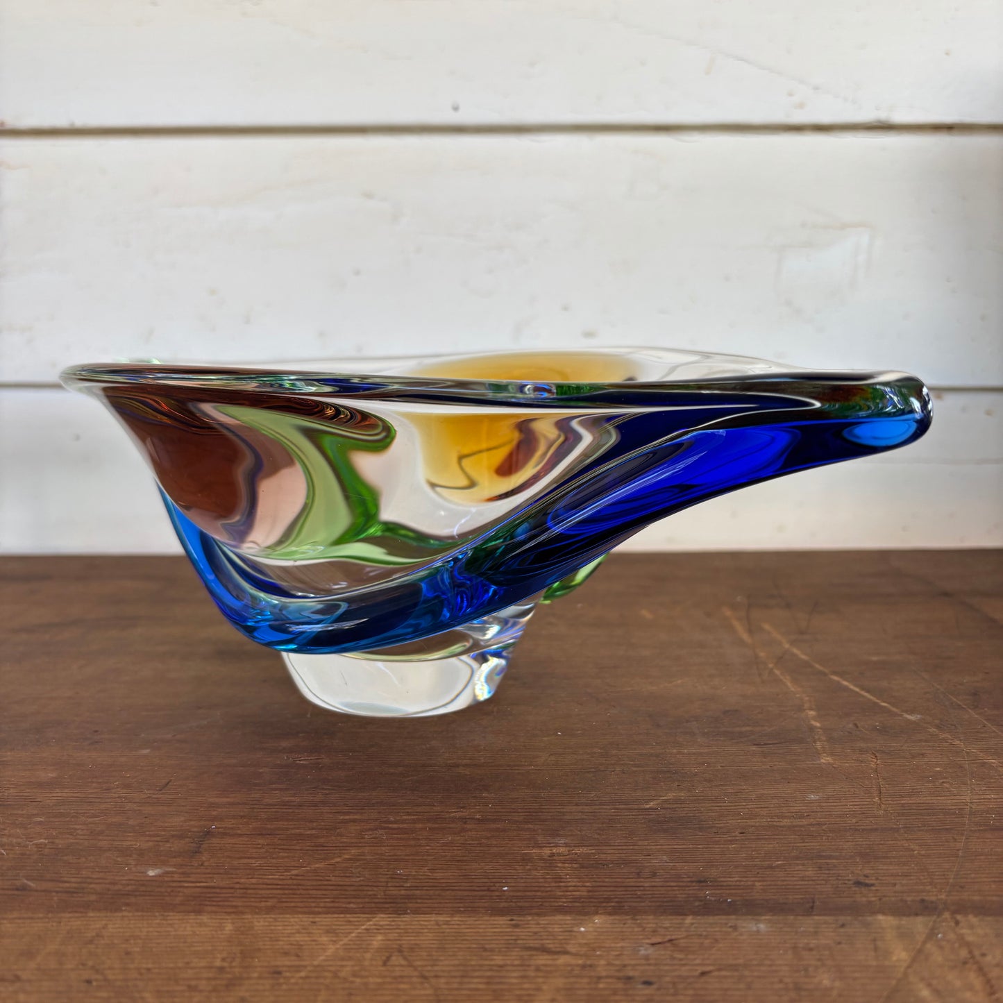 Luxury Art Glass Bowl – Rhapsody by František Zemek