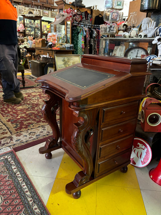 Reproduction Mahogany Davenport Desk