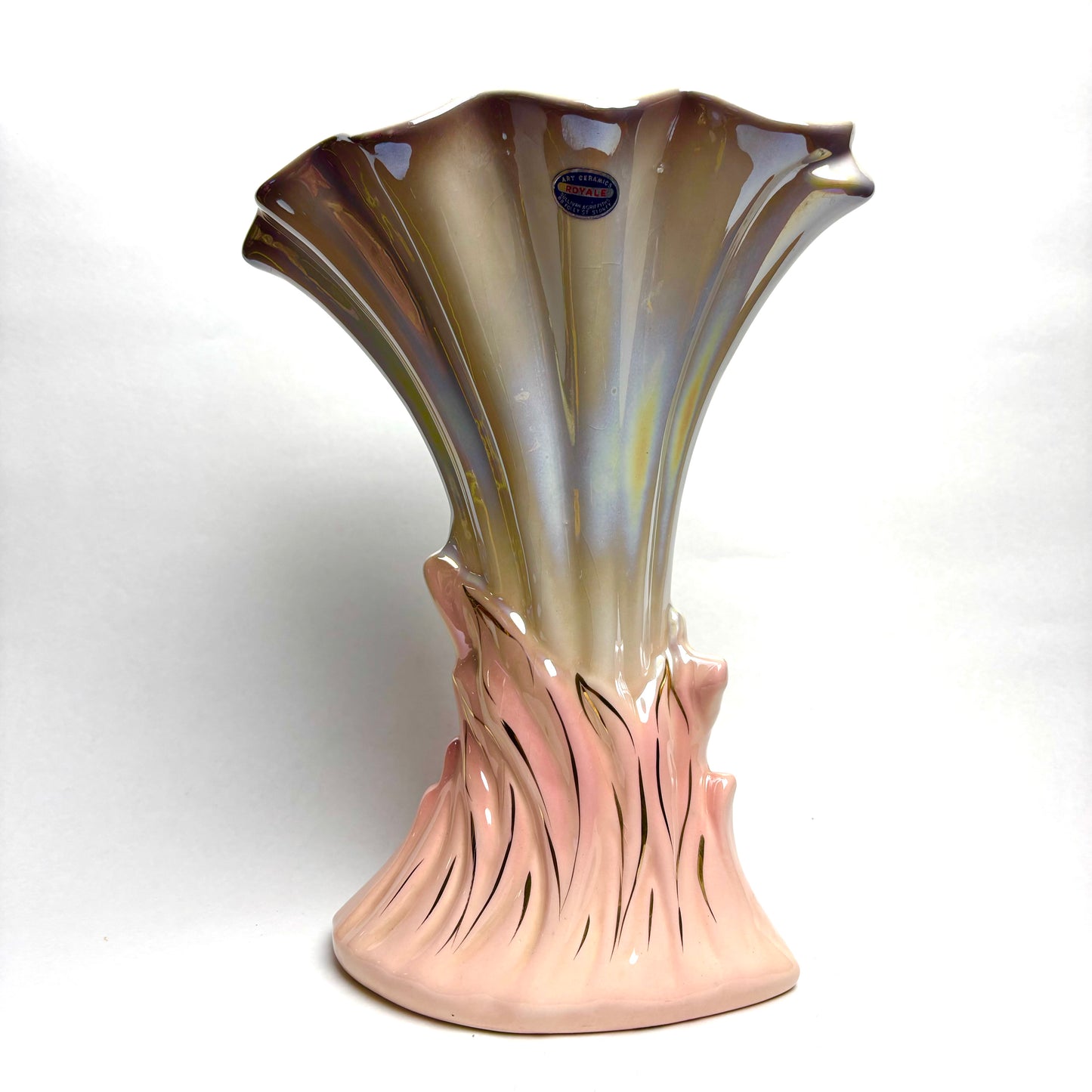 Art Ceramics Sullivan &amp; Griffiths Sydney “Royale” lustre vase