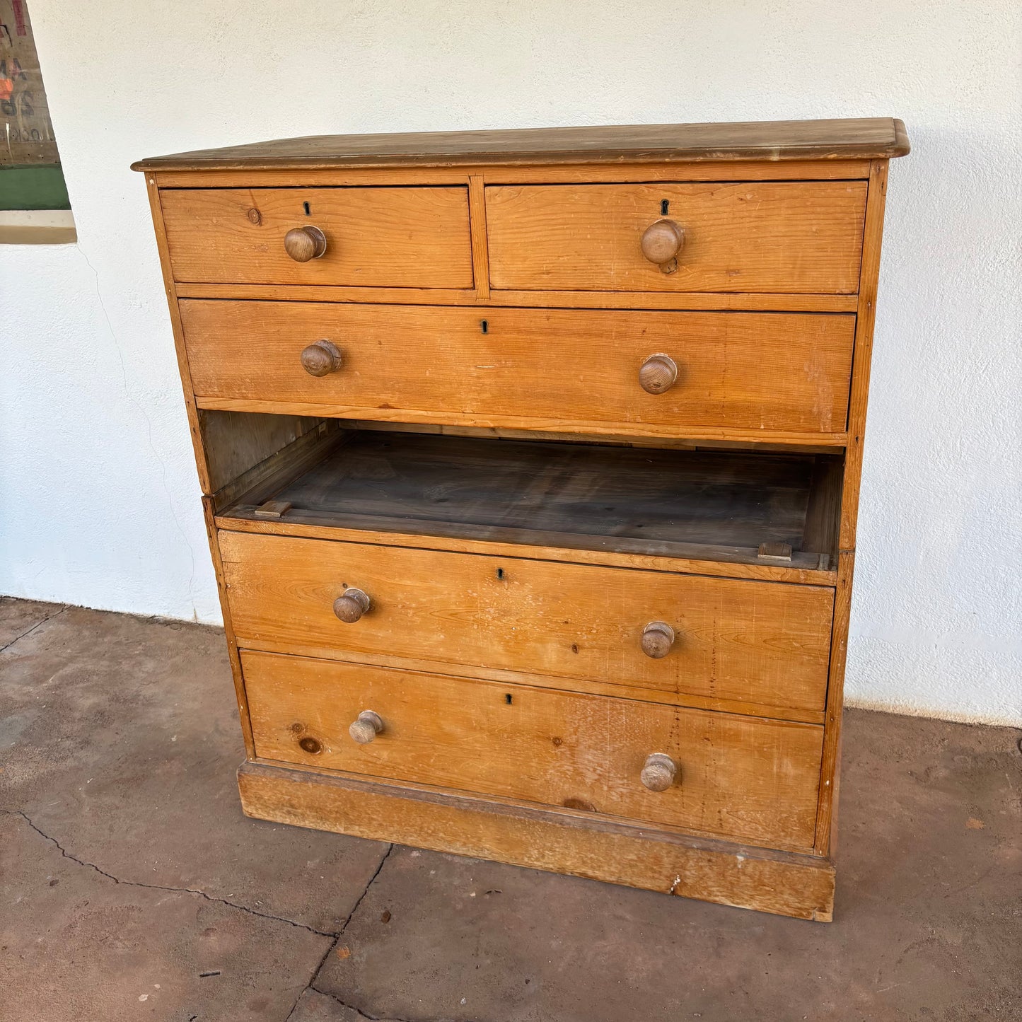 Australian Colonial Two-Part Chest of Drawers c1850-1880