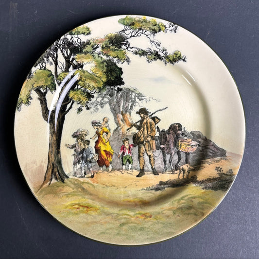 Royal Doulton Series Ware Cabinet Plate – Gypsy Family Scene