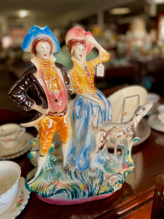 French porcelain figurine group