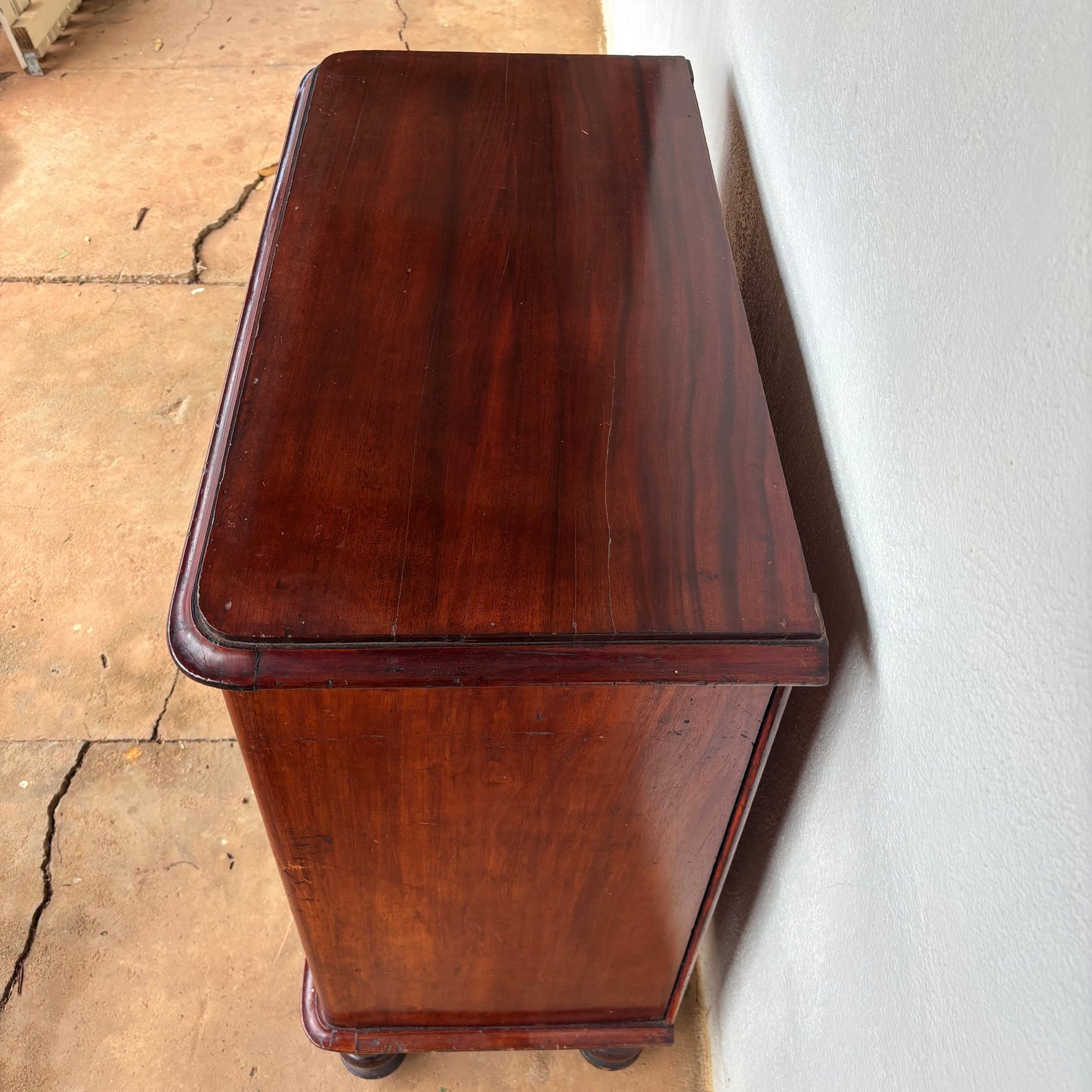 Antique Cedar Chest of Drawers with Twin Hat Drawers c.1850–1860