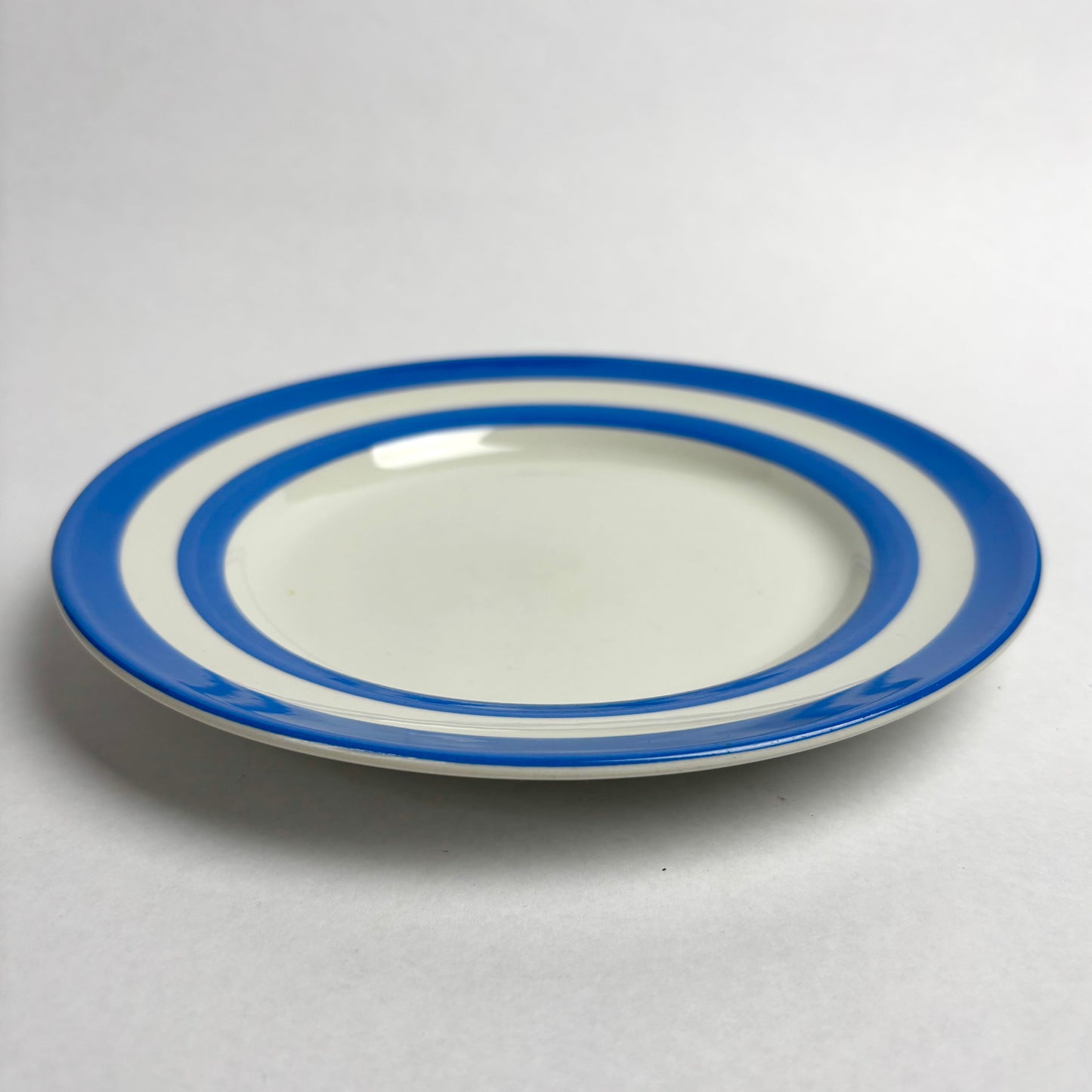 TG Green Electric Blue Cornishware Side Plate