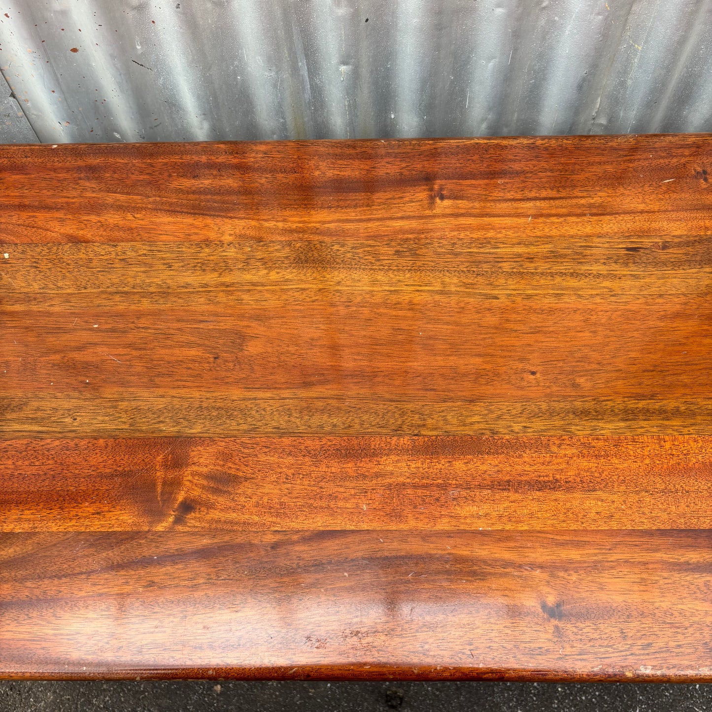 Vintage Reproduction Mahogany Hall Table with Drawers