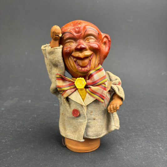 Vintage Grotesque Clown Nodding Figure c.1930s