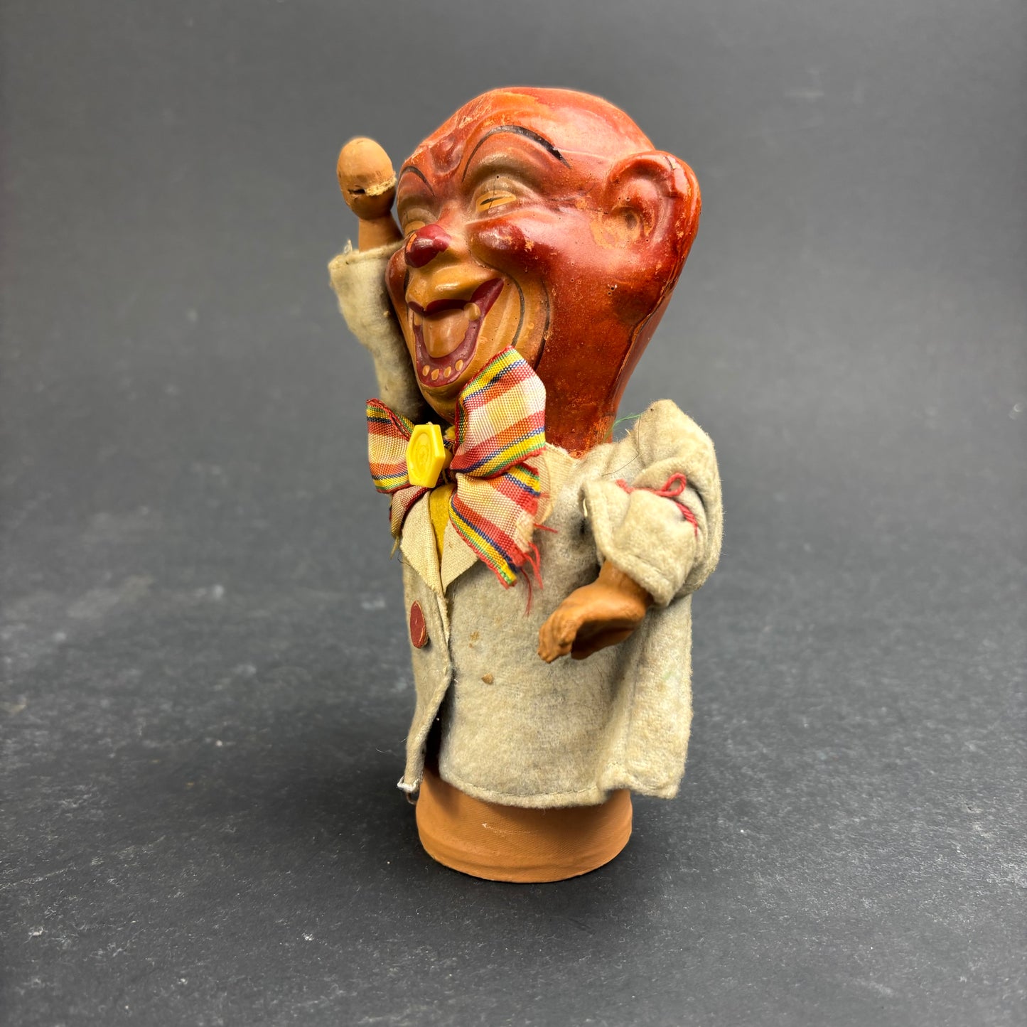 Vintage Grotesque Clown Nodding Figure c.1930s