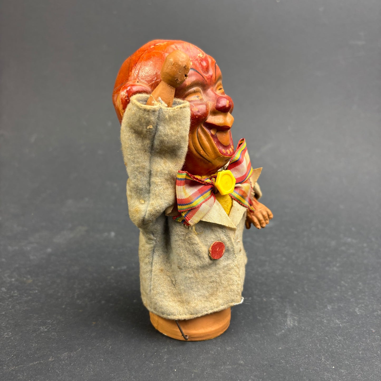 Vintage Grotesque Clown Nodding Figure c.1930s