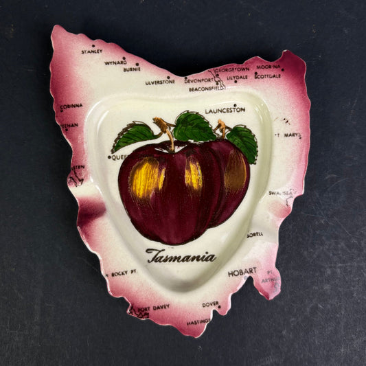 Vintage Tasmania Apple Souvenir Dish – Wembley Ware