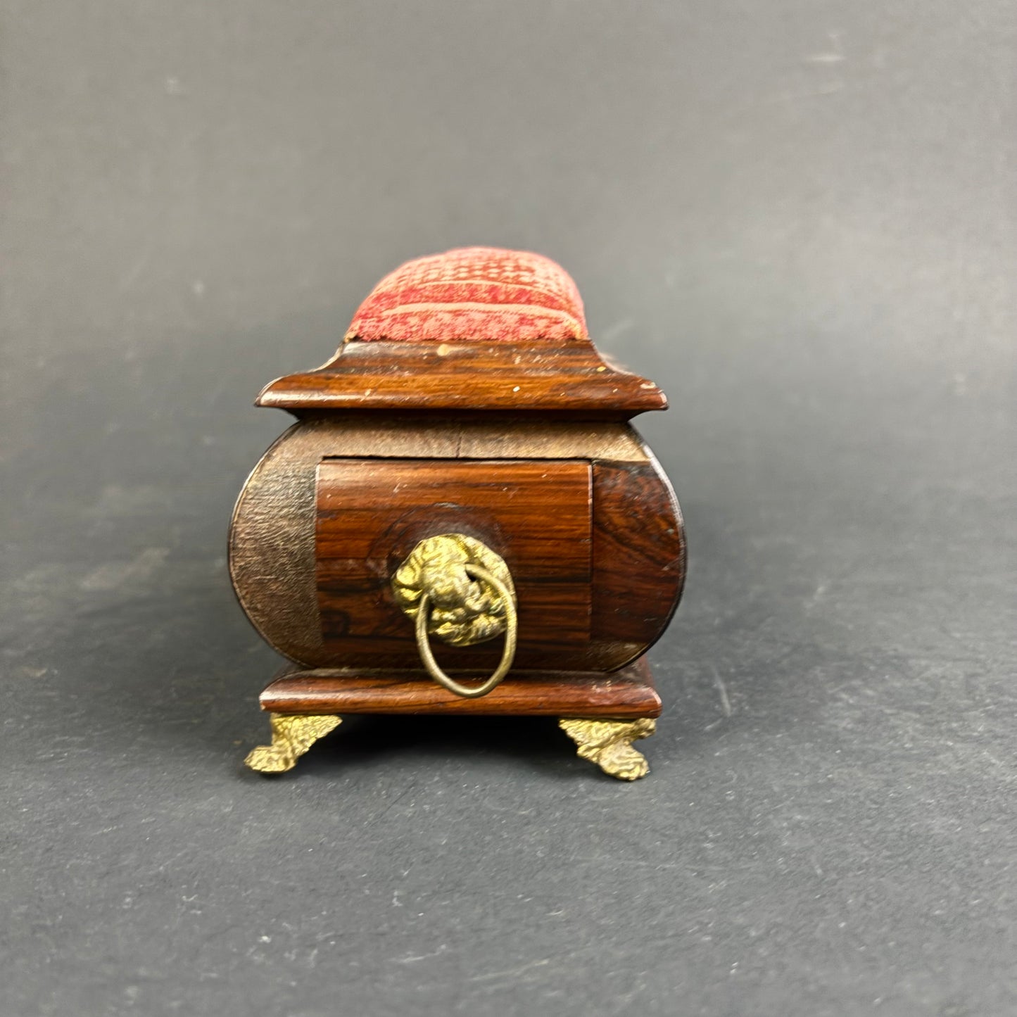 Victorian Sewing Cushion / Pin Cushion with Drawer