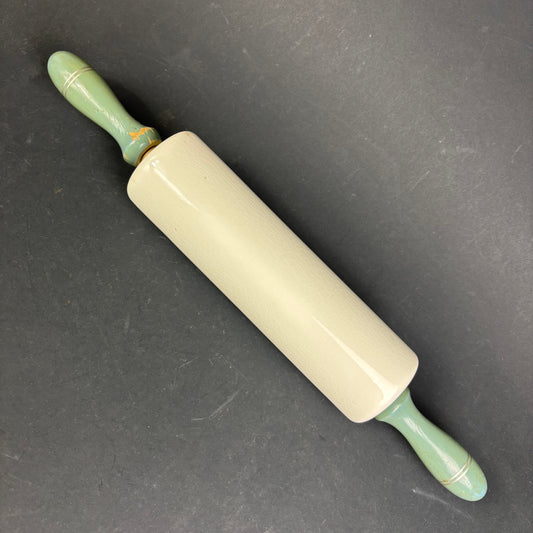 Vintage Nutbrown Pottery Rolling Pin