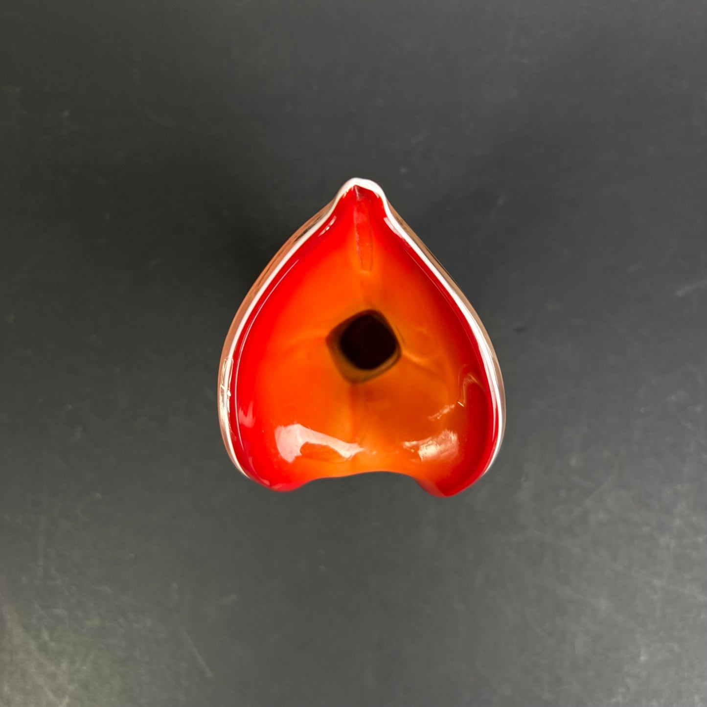 Vintage Jack-in-the-Pulpit Art Glass Vase