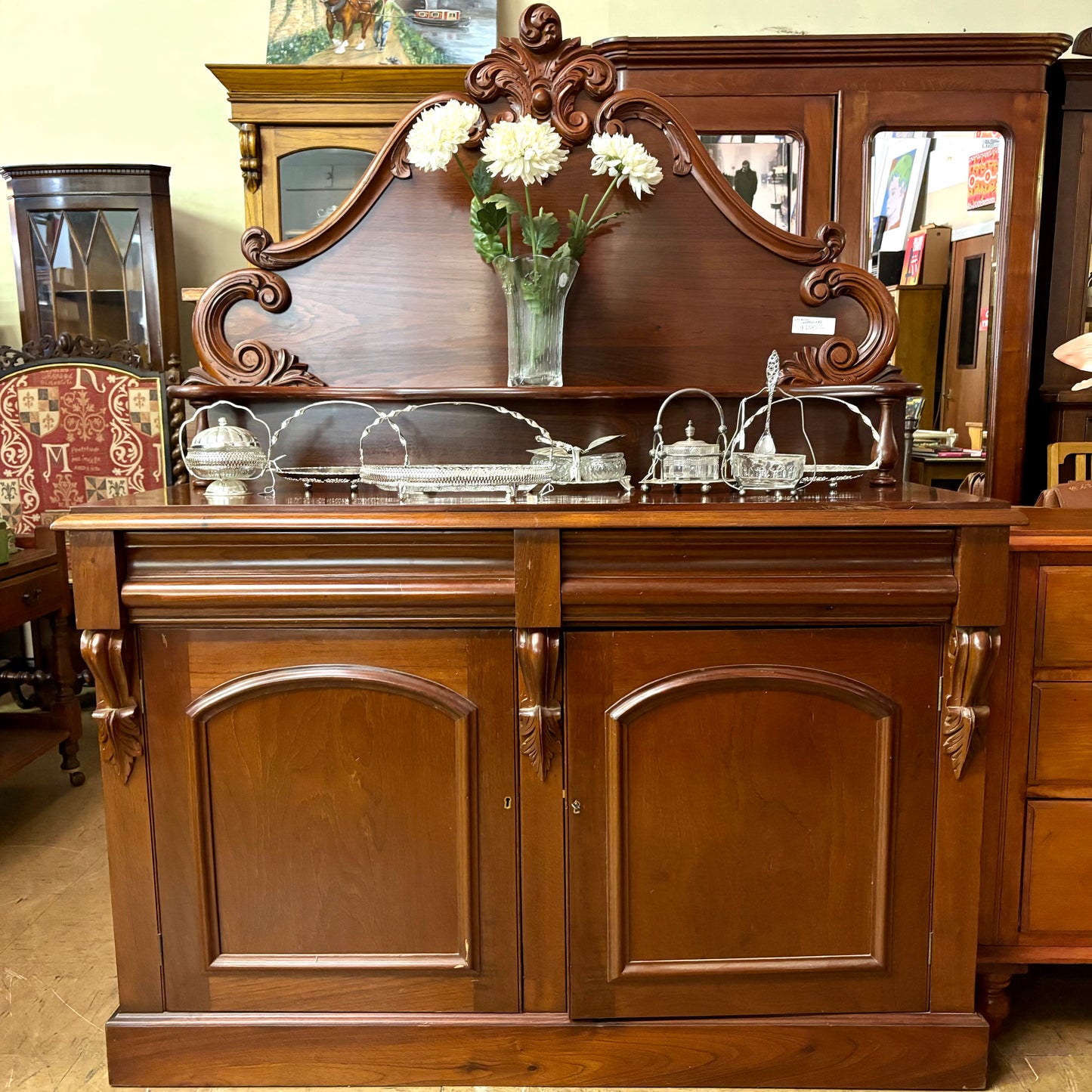 Victorian Mahogany Chiffonier