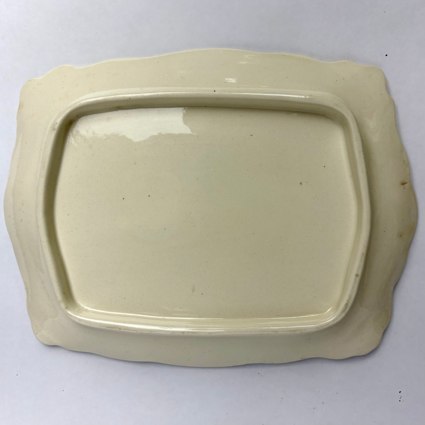 Antique Milford Ware Covered Butter Dish