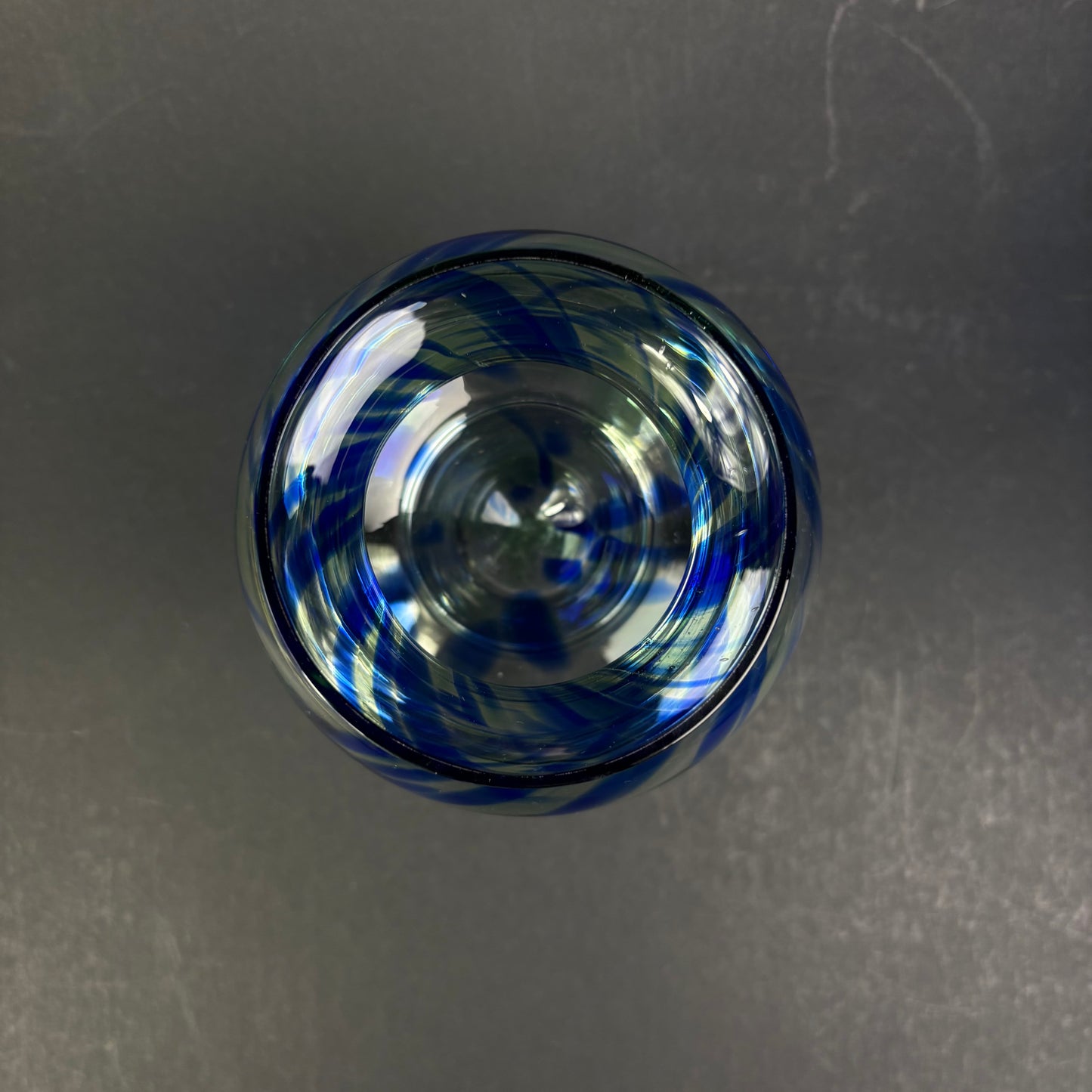 Vintage SEA Glasbruk Art Glass Vase – Björn Ramel, Sweden c.1970s