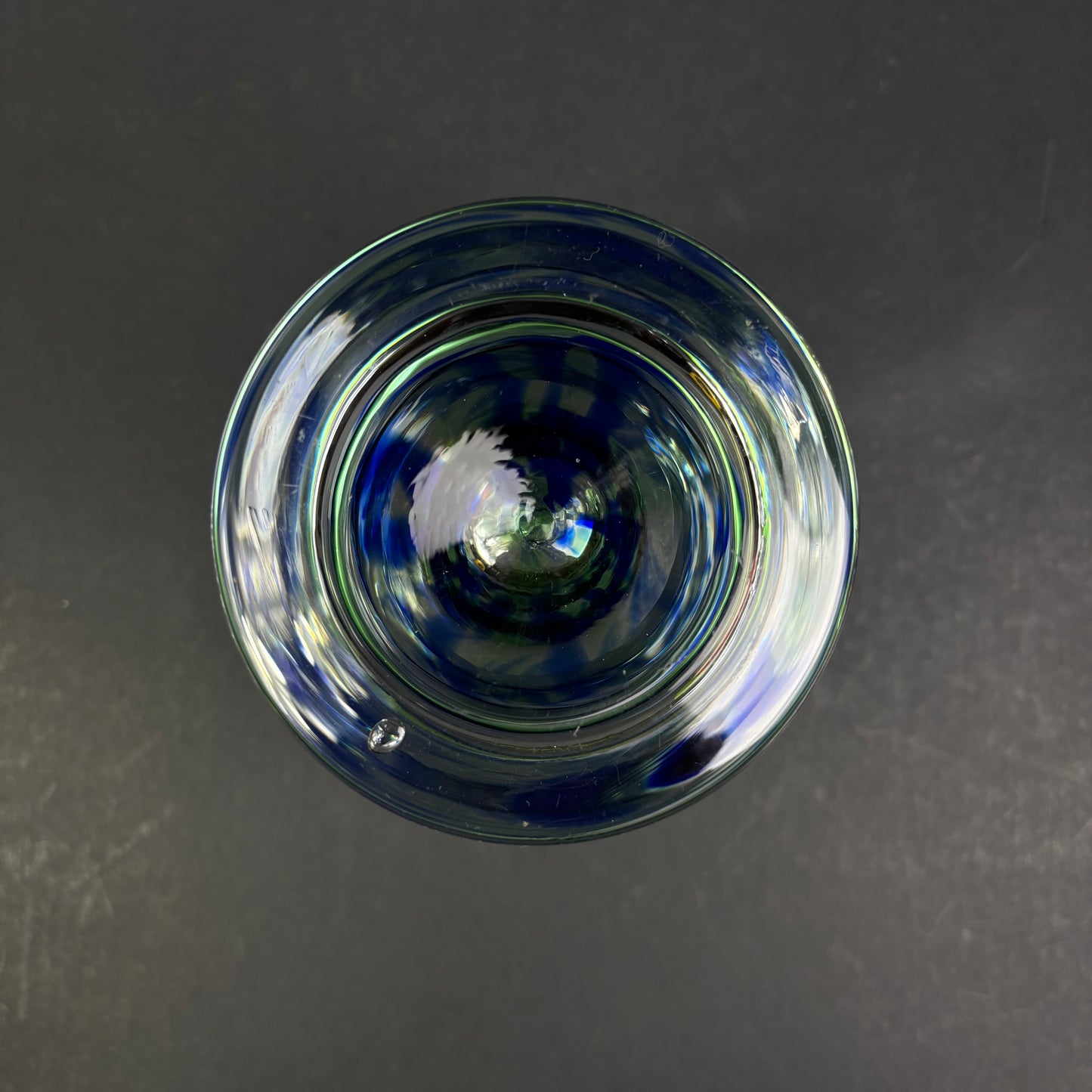 Vintage SEA Glasbruk Art Glass Vase – Björn Ramel, Sweden c.1970s