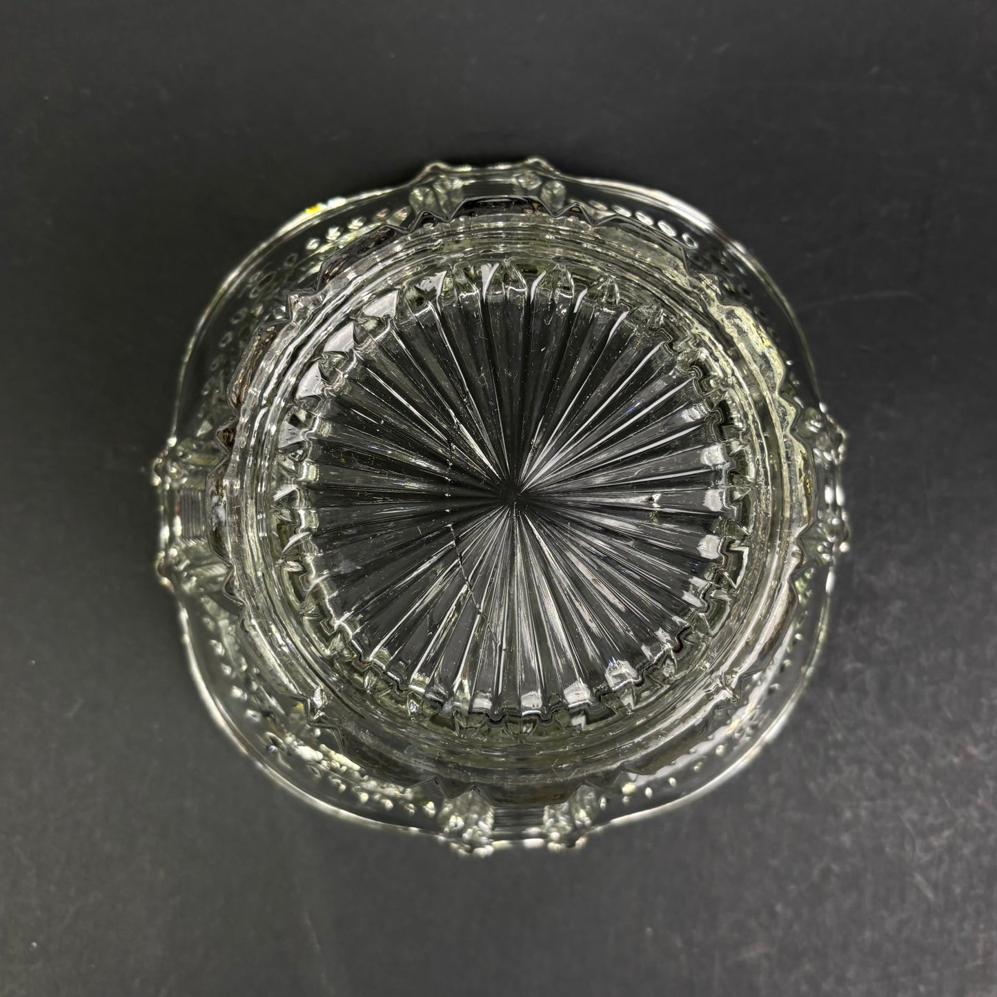 Vintage c.1920–1935 Pressed Glass Fruit Bowl