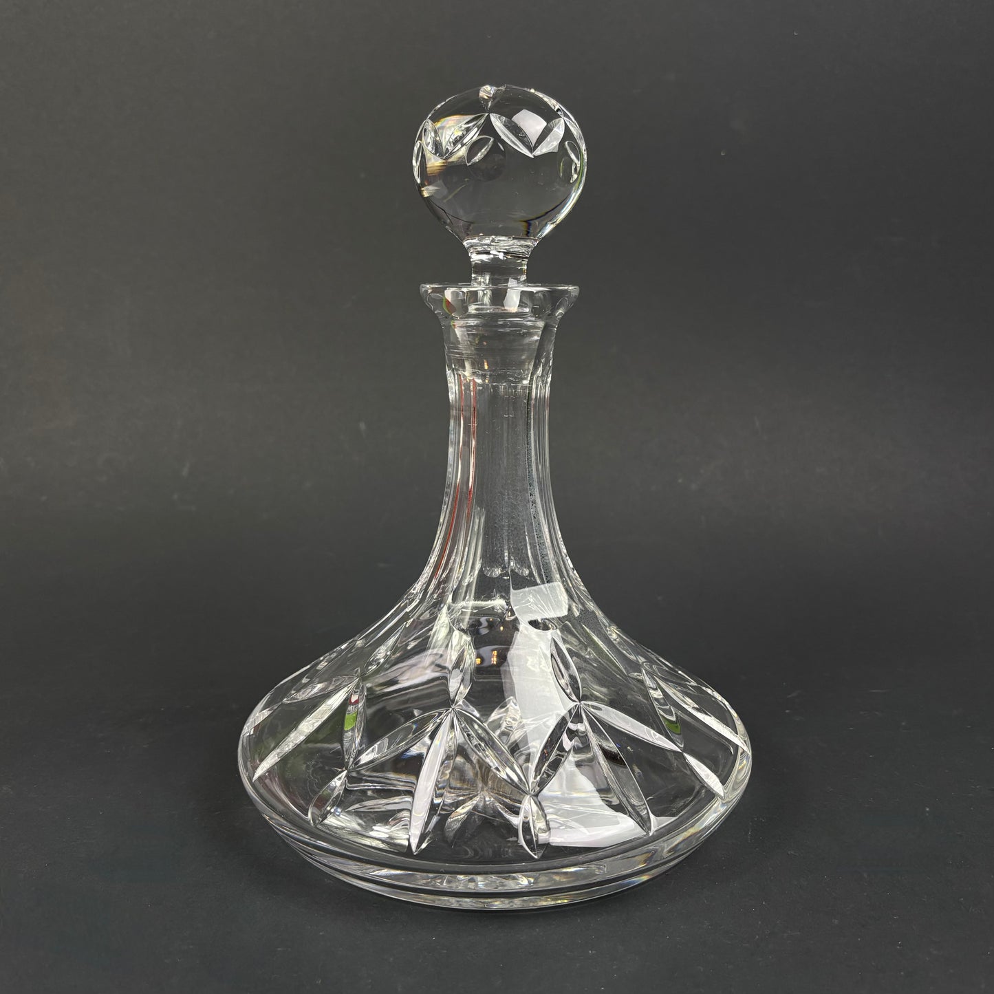Atlantis Portuguese Cut Crystal Decanter with Stopper
