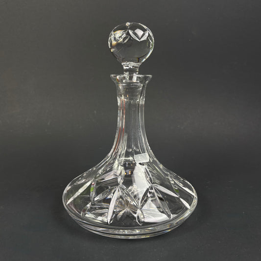 Atlantis Portuguese Cut Crystal Decanter with Stopper