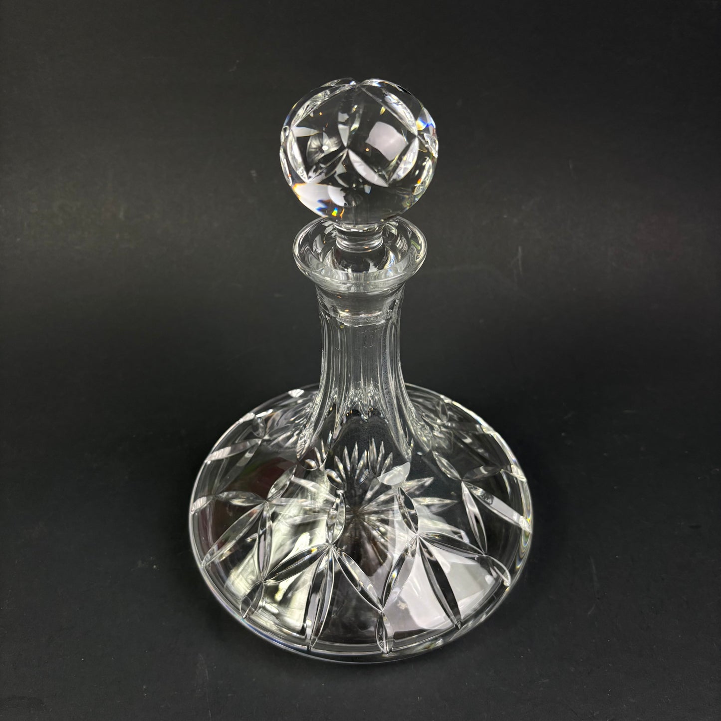 Atlantis Portuguese Cut Crystal Decanter with Stopper