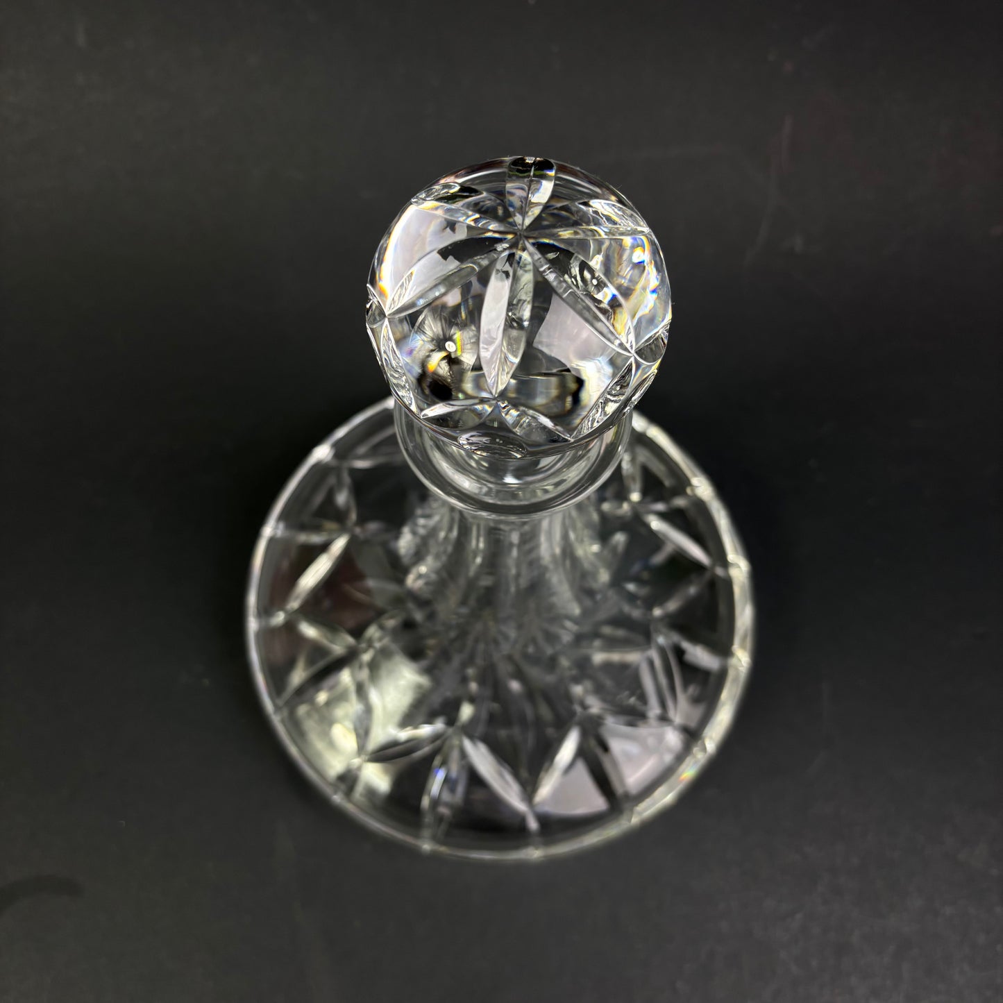 Atlantis Portuguese Cut Crystal Decanter with Stopper